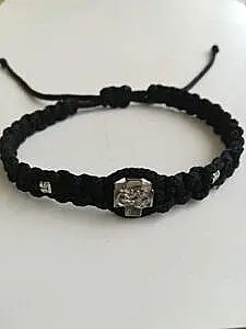 Crna pletena brojanica