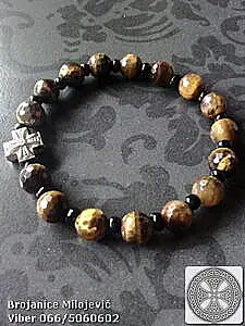 Brojanica za ruku tigrovo oko faset