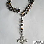 Brojanica tigrovo oko srebro 925