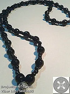 Perle od fasetiranog oniksa