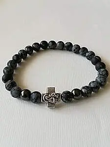 Brojanica za ruku obsidijan