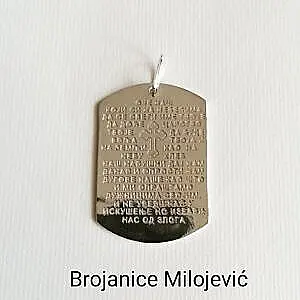 Srebrna pločica oče naš