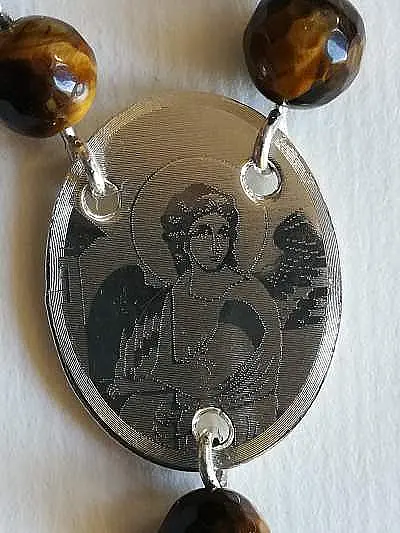 Beli andjeo privezak od srebra