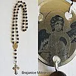 Brojanica od srebra sa likom Belog andjela