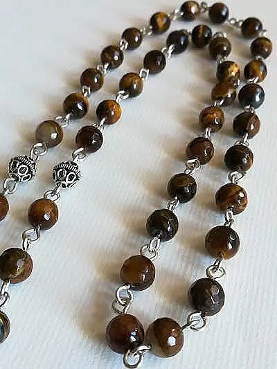 Tigrovo oko faset perle