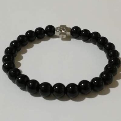 Brojanica crni oniks za ruku