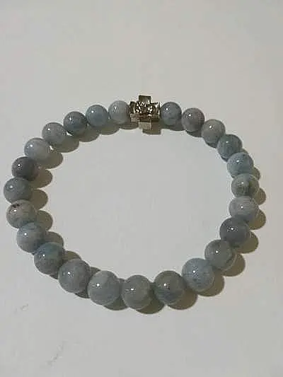 Brojanica za ruku akvamarin