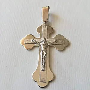 Krst raspeće srebro 925