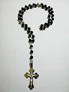 Turmalin brojanica oko vrata od srebra