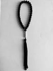 Molitvena brojanica oniks srebro 925