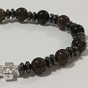 Brojanica od čađavog kvarca