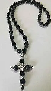 Brojanica od fasetiranog oniksa model 3