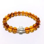 Brojanica za ruku od Baltičkog ćilibara srebro 925