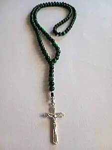 Brojanica od zelenog tigrovog oka srebro 925