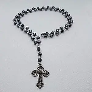 Brojanica za vrat od hematita 6 mm