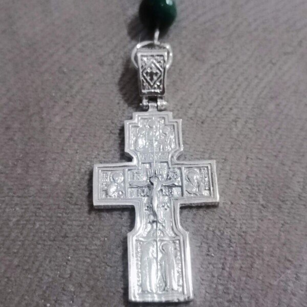 Monaški krst srebro 925