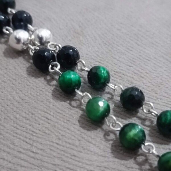 Perle zelenog tigrovog oka