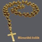 Brojanica od hirurškog čelika zlato