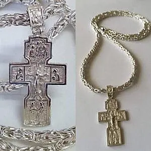 Lanac od srebra kraljevski rad komplet 80 grama