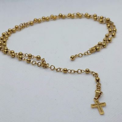 Brojanica za vrat od zlatnog hirurškog čelika