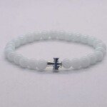 Brojanica za ruku beli oniks 6 mm