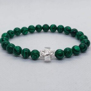 Malahit brojanica za ruku 8 mm