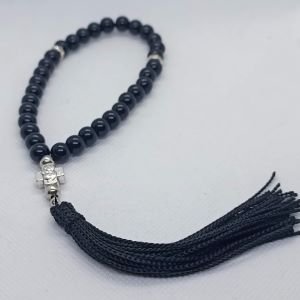 Brojanica za molitvu 33 perle od oniksa