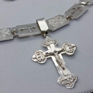 Krst srebro sa krunicama