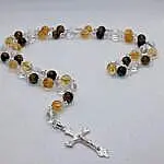 Brojanica od kamena citrina tigrovok oka i gorskog kristala