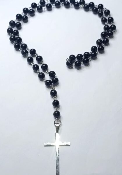 Brojanica od oniksa hirurški čelik