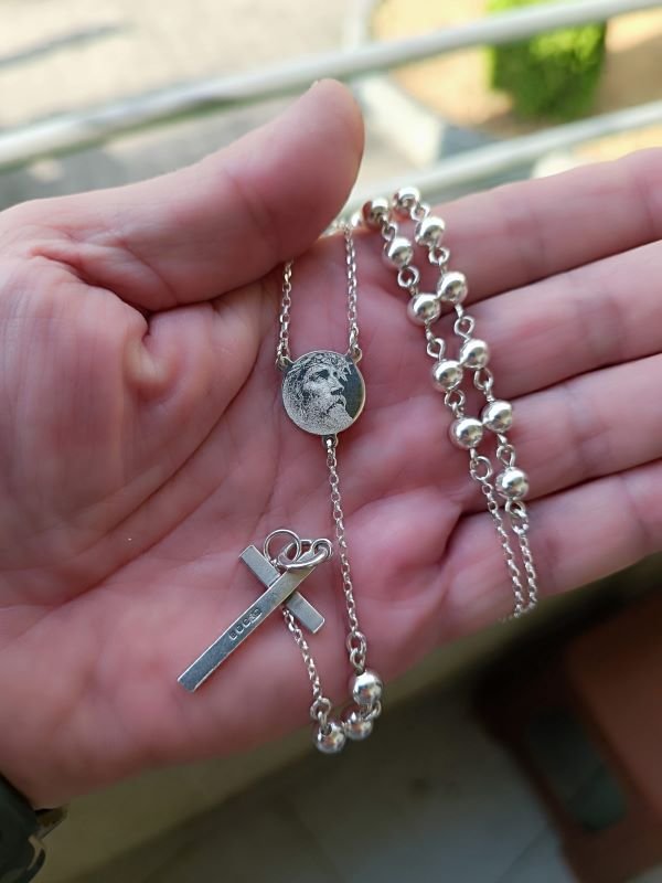 Brojanica model Mel Gibson srebro