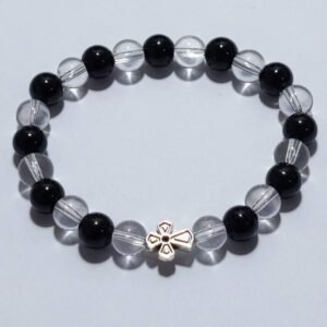 Crni turmalin i gorski kristal brojanica