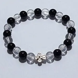 Crni turmalin i gorski kristal brojanica