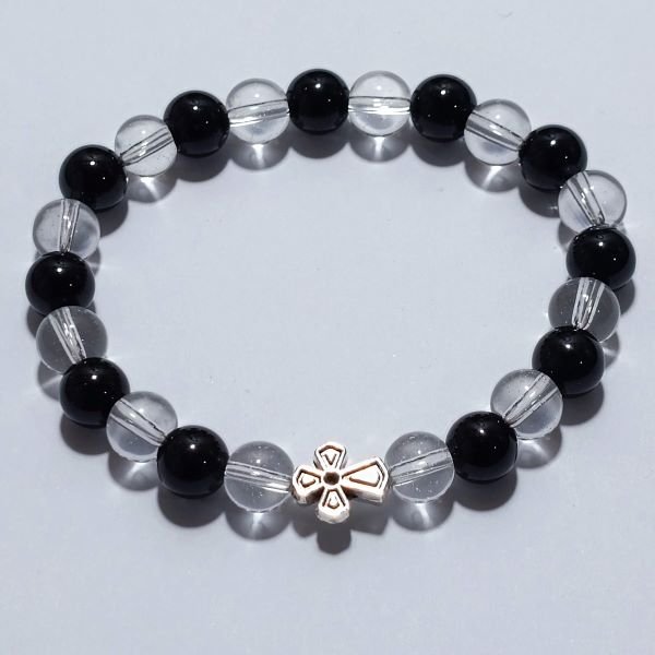 Crni turmalin i gorski kristal brojanica