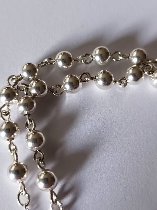 Perle srebra dimenzije 6 mm