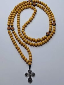 Brojanica maslinovo drvo 150 perle