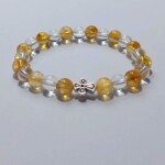 Brojanica kombinacija citrin gorski kristal