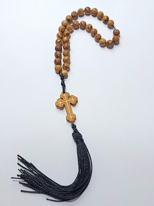 Brojanica za molitvu od okruglog drveta