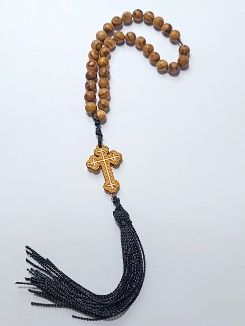 Molitvena brojanica 33 perle od drveta