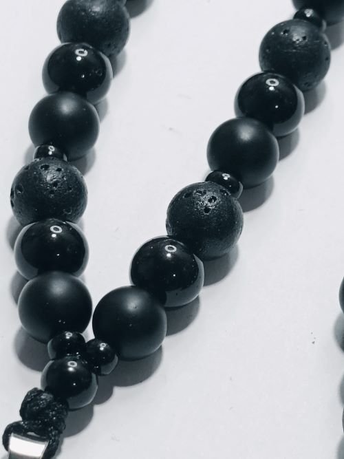 Perle vulkanske lave i mat oniksa