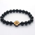 Brojanica od crnog turmalina za ruku