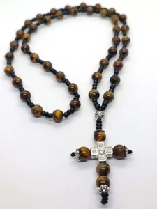 Brojanica tigrovo oko za vrat