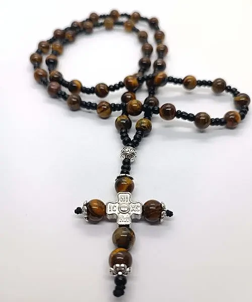 Brojanica za vrat od perli tigrovog oka