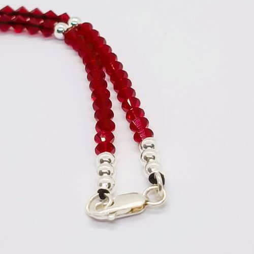 Crveni swarovski royal kristal 4 mm