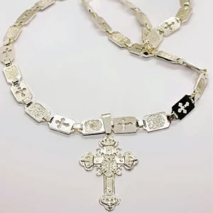 Komplet lanac sa krstom 107 grama