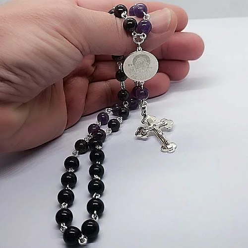 Molitvena brojanica 33 perle medaljon srebro