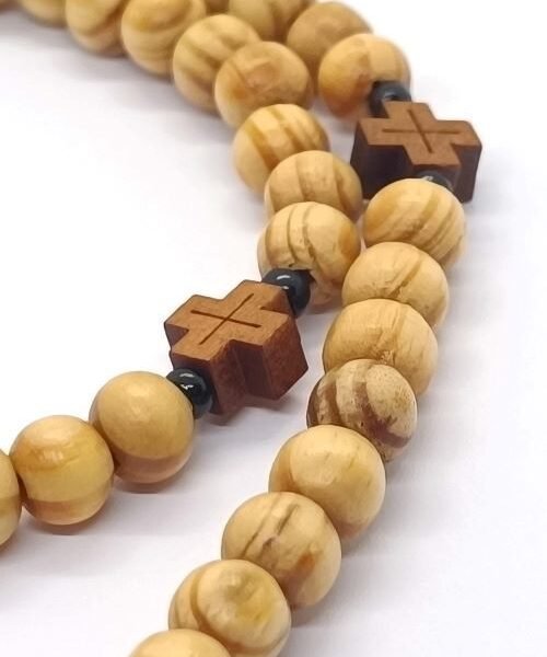 Perle od drveta masline 8 mm