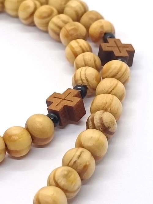 Perle od drveta masline 8 mm