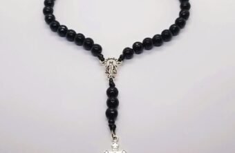 Brojanica za molitvu 33 perle oniks faset