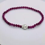 Brojanica od dragog kamena rubin 4 mm